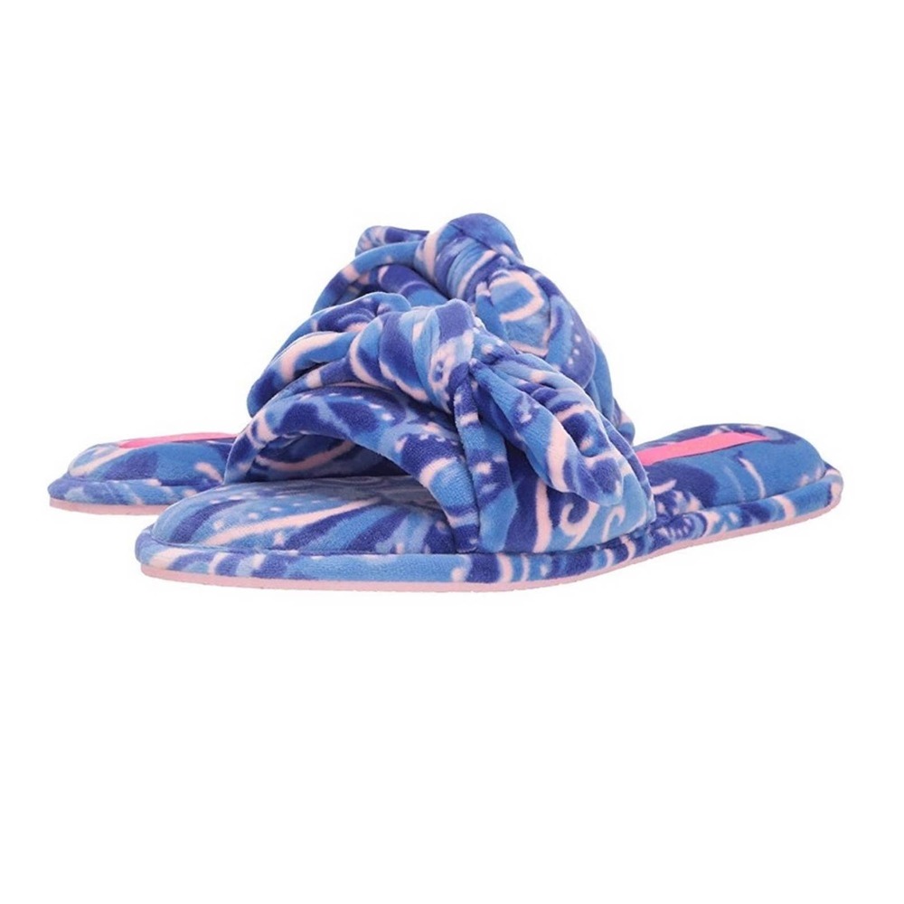Lilly Pulitzer Shoreline Slipper in Coastal Blue